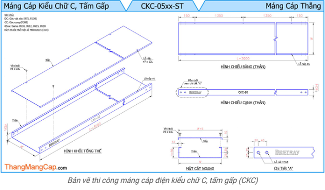 Bản vẽ máng cáp điện là gì? Ưu điểm của bản vẽ