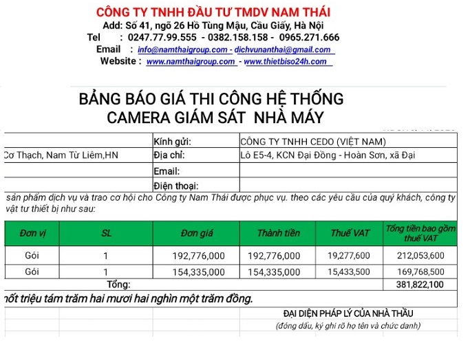 Nhà thầu dự án và thi công điện nhẹ tại Khu công nghiệp – Cụm công nghiệp 1