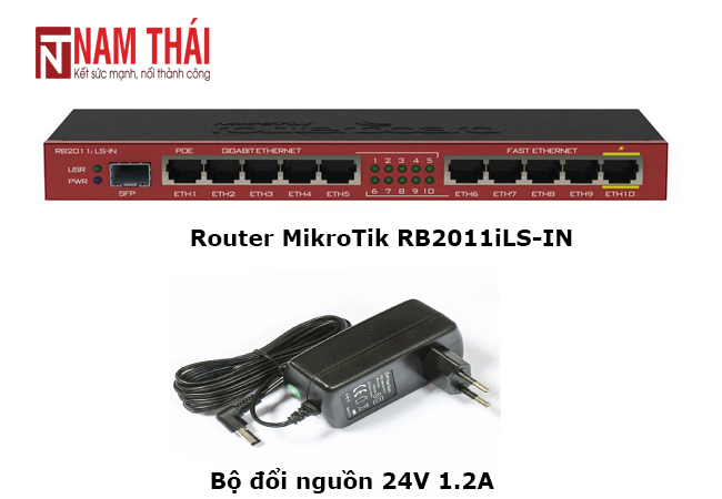 Thiết bị cân bằng tải ROUTER MIKROTIK RB2011iLS-IN - nam thái