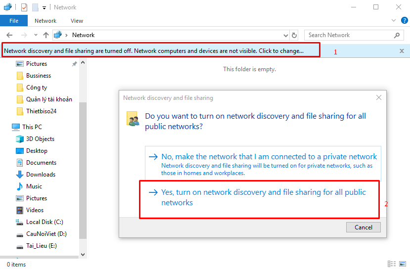 Cách sửa lỗi không vào được máy khác trong mạng lan win 7 | Siêu Thị Thiết Bị Số 24h