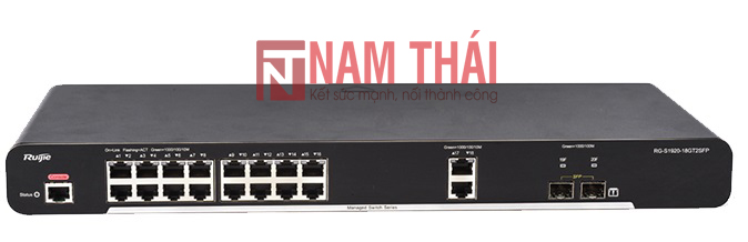 Thiết bị chuyển mạch Switch Ruijie RG-S1920-18GT2SFP - nam thái