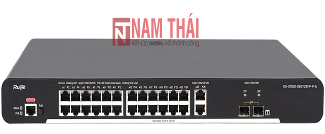 Thiết bị chuyển mạch Switch Ruijie XS-S1920-26GT2SFP-P-E - nam thái