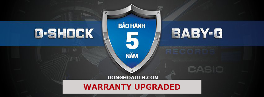 THÔNG BÁO: NÂNG CẤP BẢO HÀNH 5 NĂM CHO G-SHOCK VÀ BABY-G