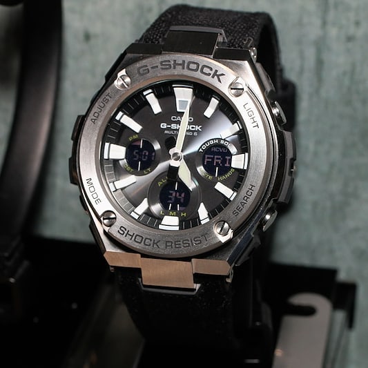 G-SHOCK GST-S330C-1A CORDURA G-STEEL SIZE NHá» (NÄNG LƯỢNG MẶT TRá»I) - TP WATCH