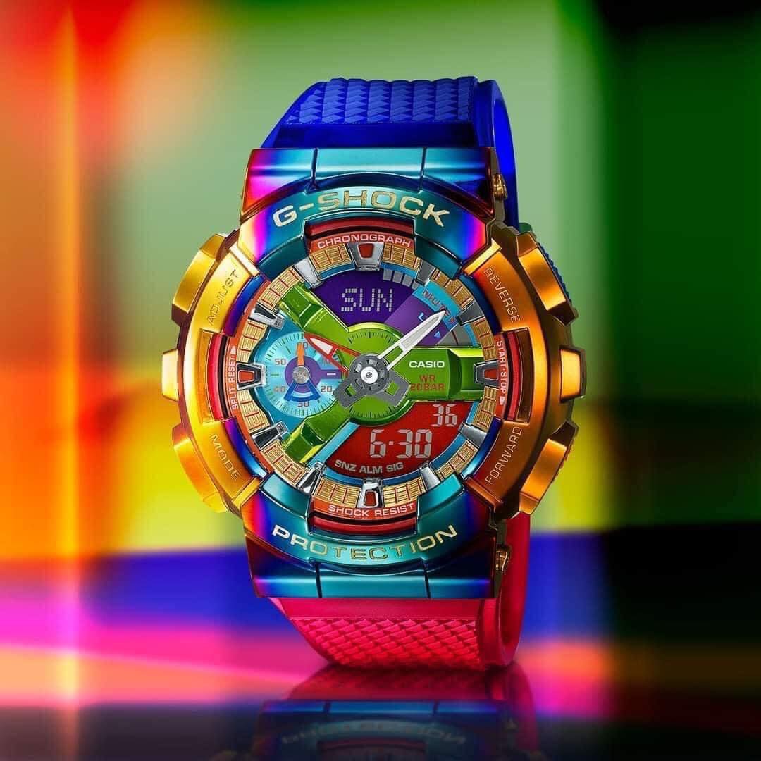 G-SHOCK GM-110RB-2A STEEL RAINBOW COLOR | LIMITED | GM-110RB-2ADR - TP