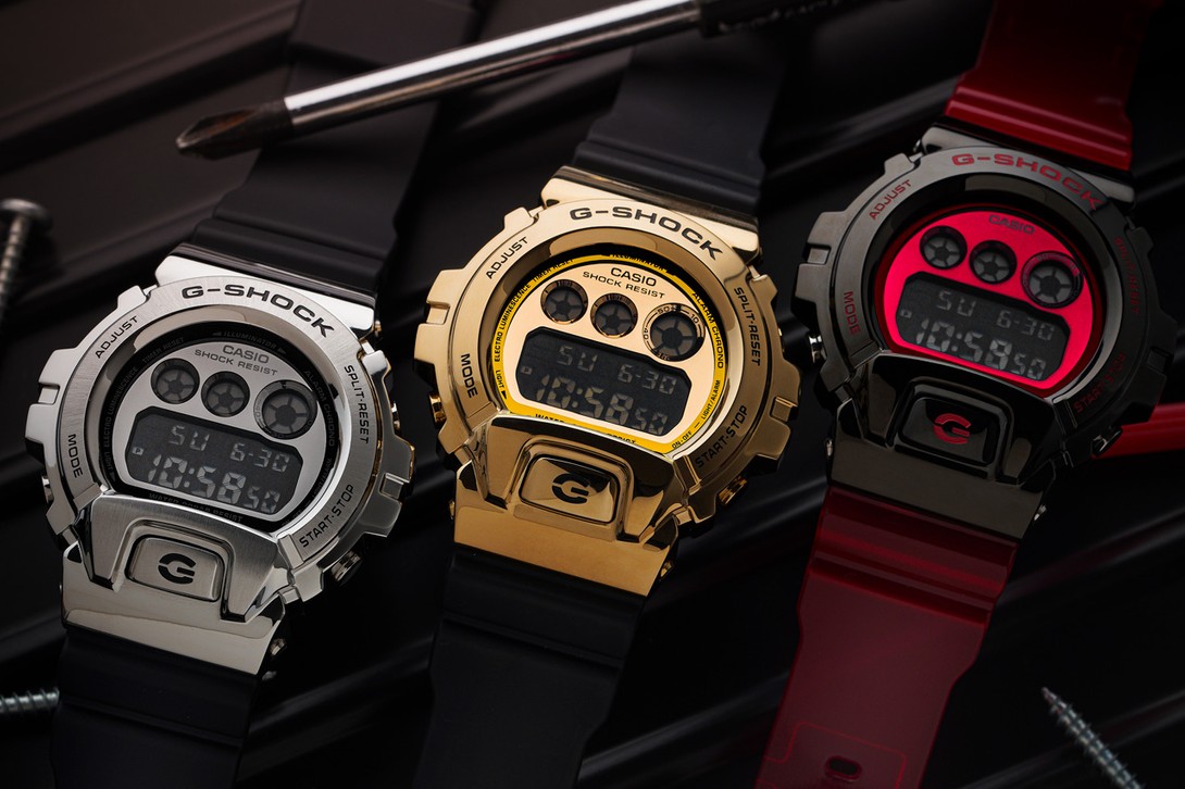 G-SHOCK GM-6900-1 METALLIC BEZEL | GM-6900-1DR - TP WATCH - THE ORIGIN