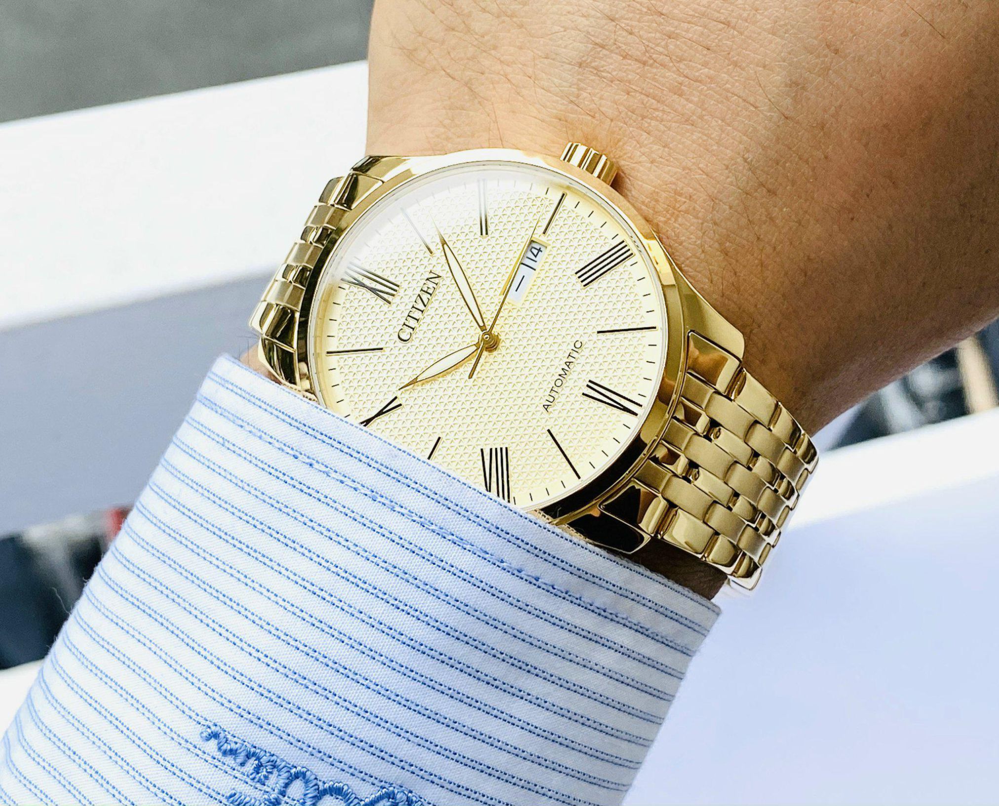 Đồng Hồ Nam Dây Thép Citizen Automatic NH8352-53P | TP WATCH PREMIUM