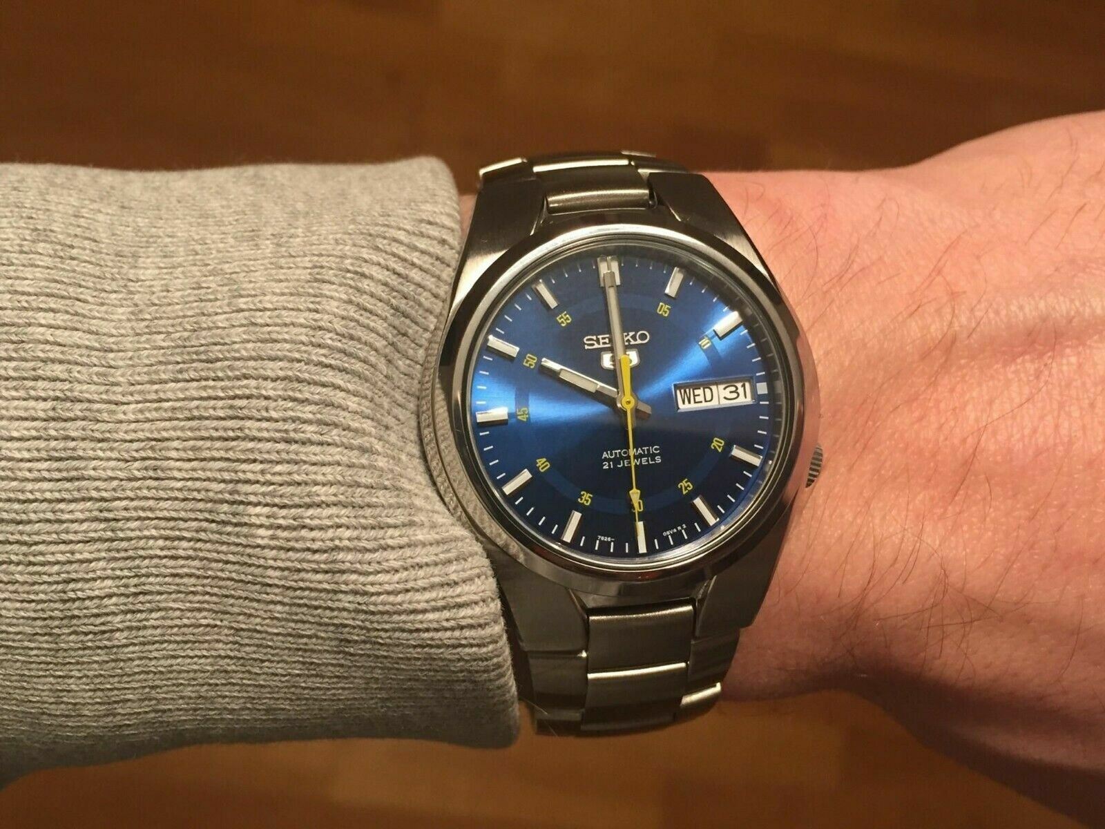 Jam Tangan Seiko Keren dan Paling Termurah Đồng Hồ Nam Dây Thép SEIKO Automatic SNK615K1 | TP WATCH PREMIUM