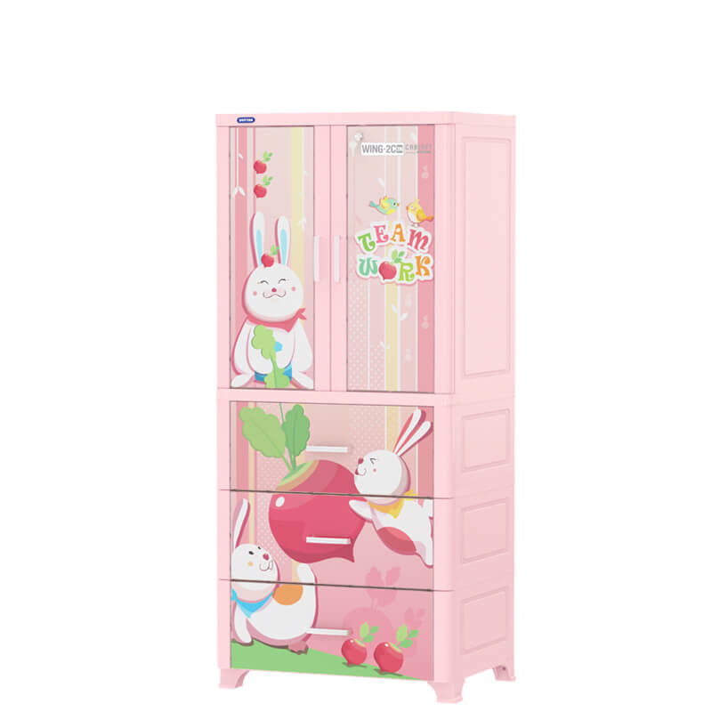 Tủ Nhựa Wing 2 Cánh 3 Hộc Duy Tân