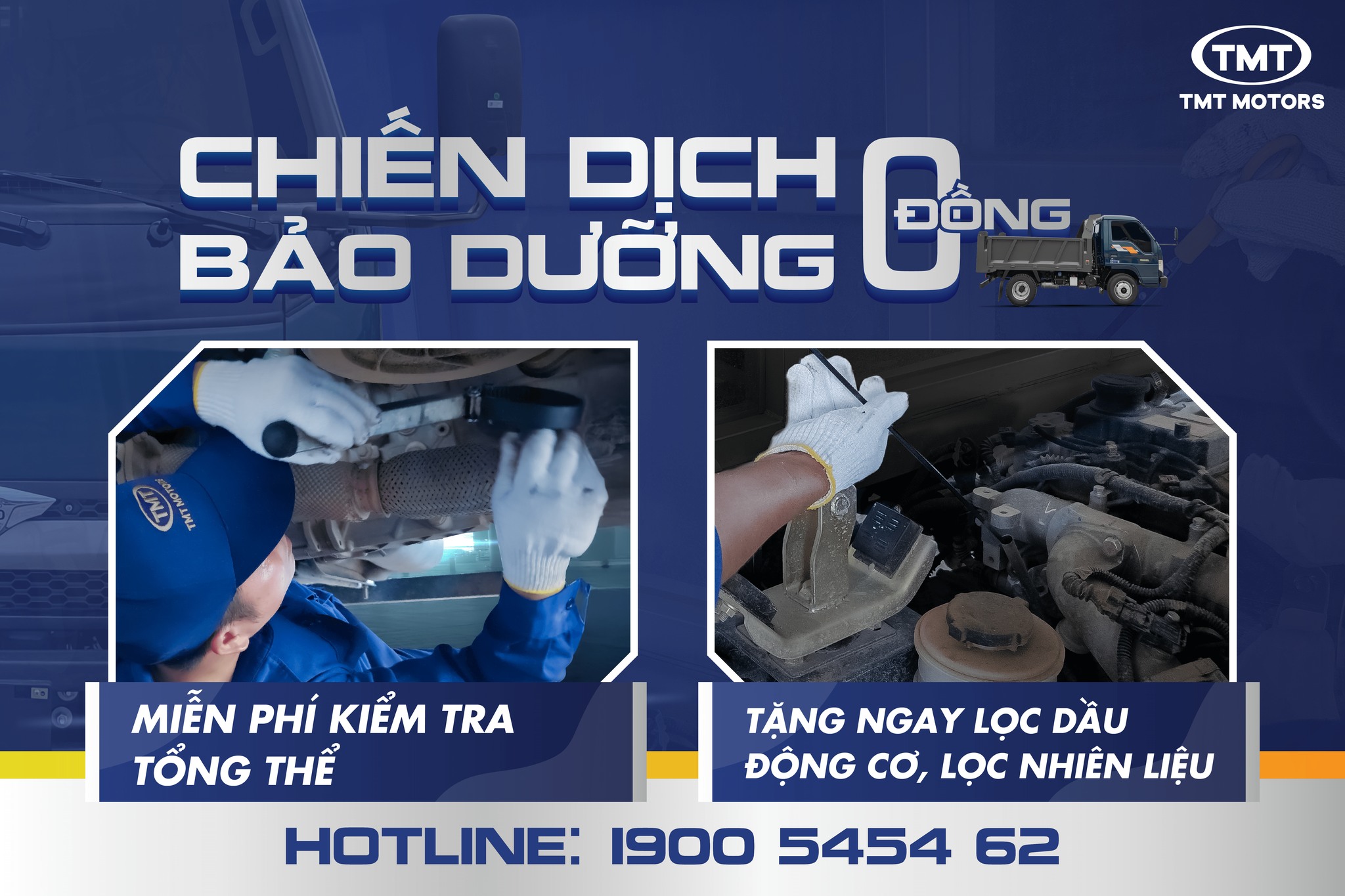 🚚✨ CHIẾN DỊCH BẢO DƯỠNG 0 ĐỒNG – TRI ÂN KHÁCH HÀNG TMT FL6035D-E5 ✨🚚