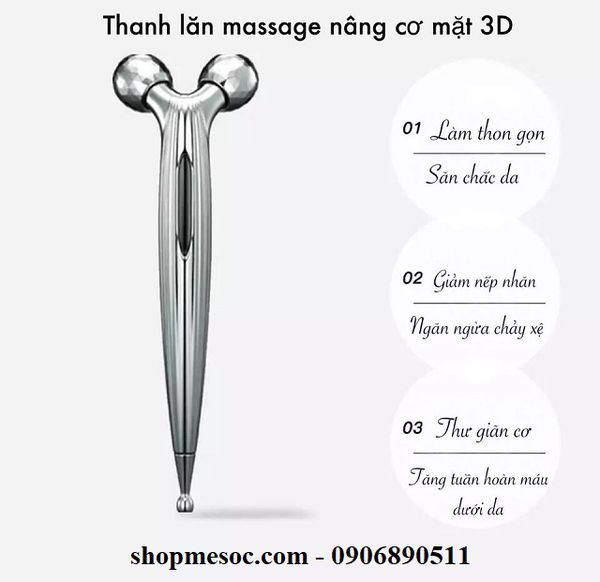 Tác dụng của Thanh lăn massage mặt Hàn Quốc