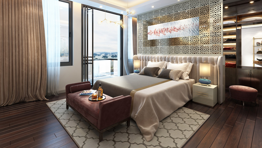 phòng grand suite golf view FLC hạ long