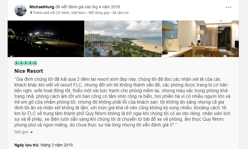 đánh giá FLC luxury resort quy nhơn