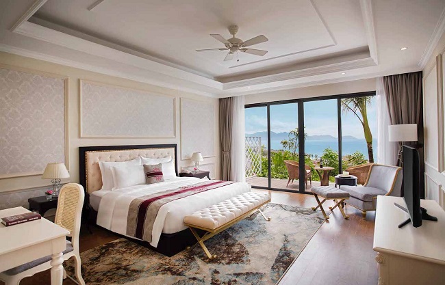 Vinpearl Discovery 1 Nha Trang có các hạng phòng ngủ với tầm nhìn đa dạng