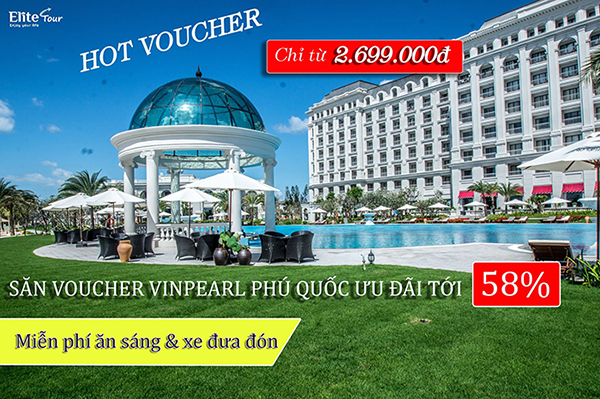 Tìm voucher Vinpearl Phú Quốc chương trình khuyến mại đến 58% hè 2019