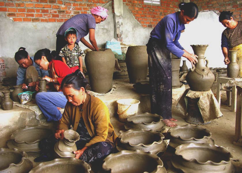 làng gốm Bàu Trúc Ninh thuận