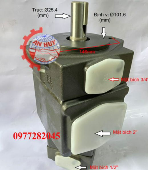 Bơm cánh gạt PV2R12-14/47-FRAAA-42 Yuken