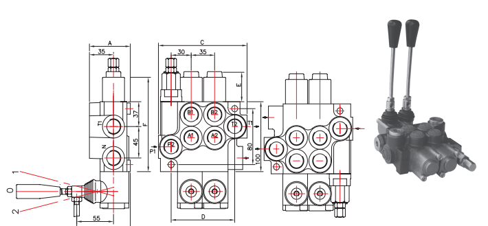 Van tay 3P40 A1 GKZ1 1/2