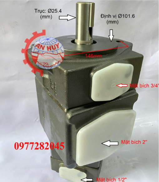 Bơm cánh gạt Yuken PV2R12-25/47-FRAAA-42 