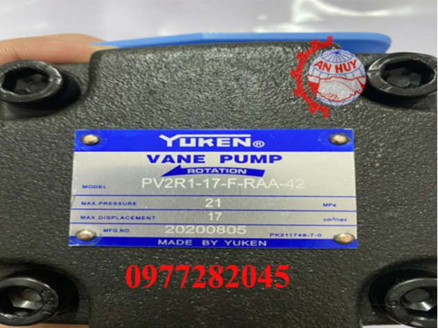 bơm cánh gạt PV2R1-17-F-RAA-42 Yuken 