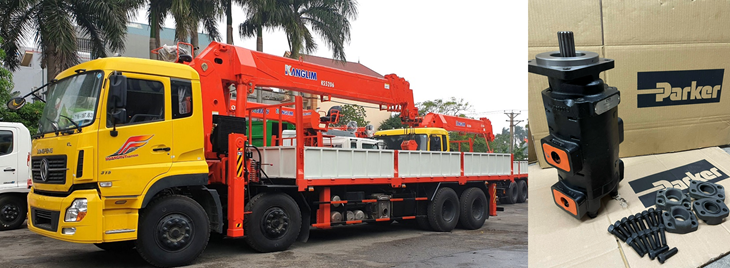 Xe cẩu Kanglim 10 tấn 