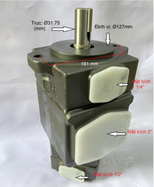 Bơm cánh gạt 2 tầng Yuken PV2R13-31/94-FRAAA-42 