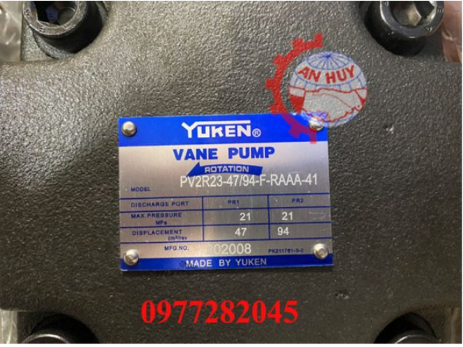 Bơm cánh gạt Yuken PV2R23-47/94-FRAAA-41 