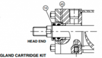 Seal kit cho xy lanh thủy lực Parker DD23 RK2AHL0355