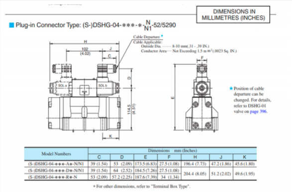 Kích thước lắp đặt van 2 tầng Yuci Yuken DSHG-04-3C4-A240/D24