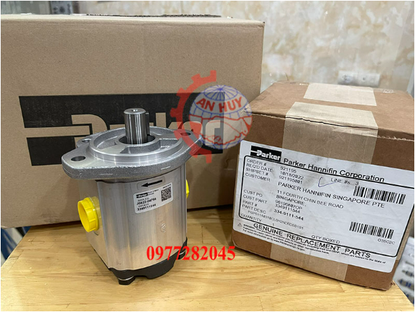 bơm bánh răng vỏ nhôm hãng Parker PGP511A0310CL6H2ND6D5B1B1 P/N 3349111544