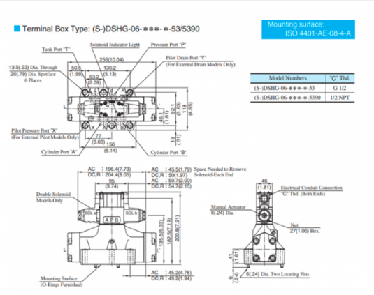 van điều khiển Yuci Yuken DSHG-06-2B2-220/D24 