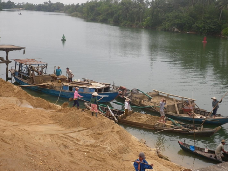 Cát nhân tạo thay thế hoàn toàn cát tự nhiên.