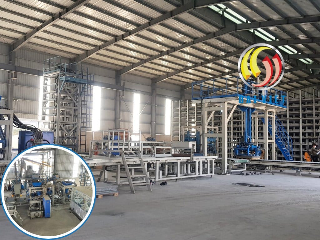 Dây chuyền gạch không nung tự động hoàn toàn Đại Việt