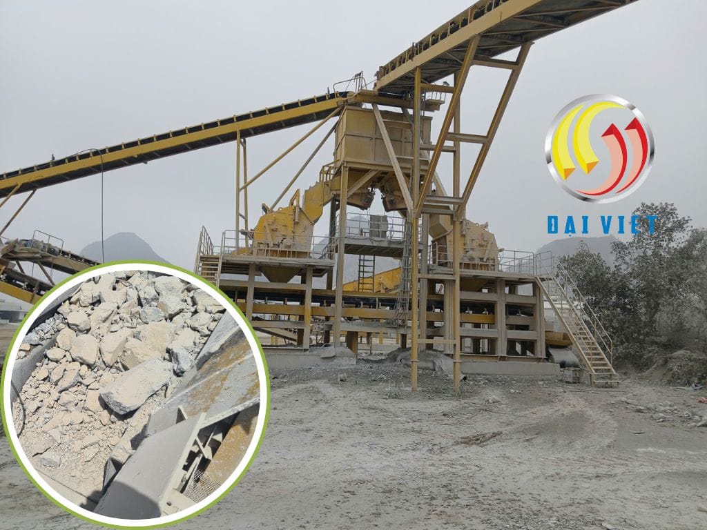 Dây chuyền nghiền đá vôi 100 tấn, 200 tấn, 300 tấn