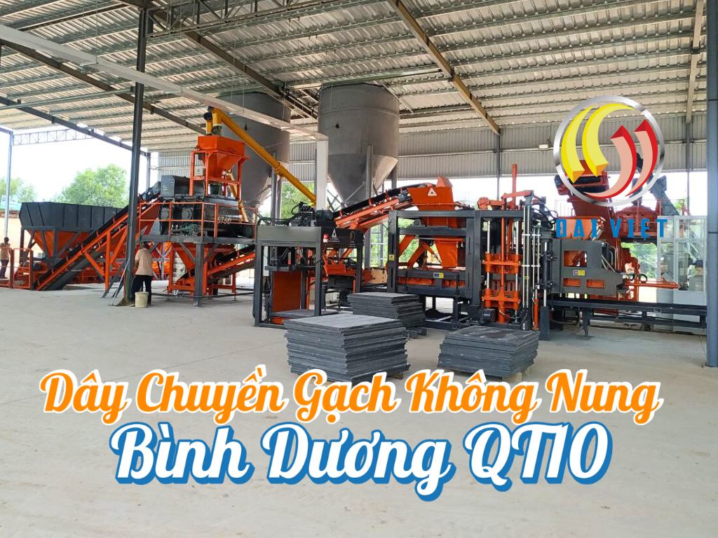 Dự án: Dây chuyền máy gạch không nung Bình Dương
