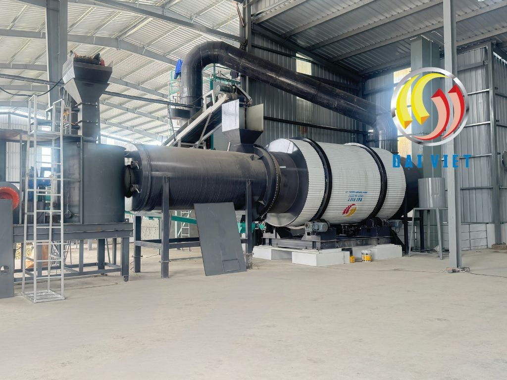 Hệ thống sấy cát tiết kiệm điện cho dây chuyền vữa