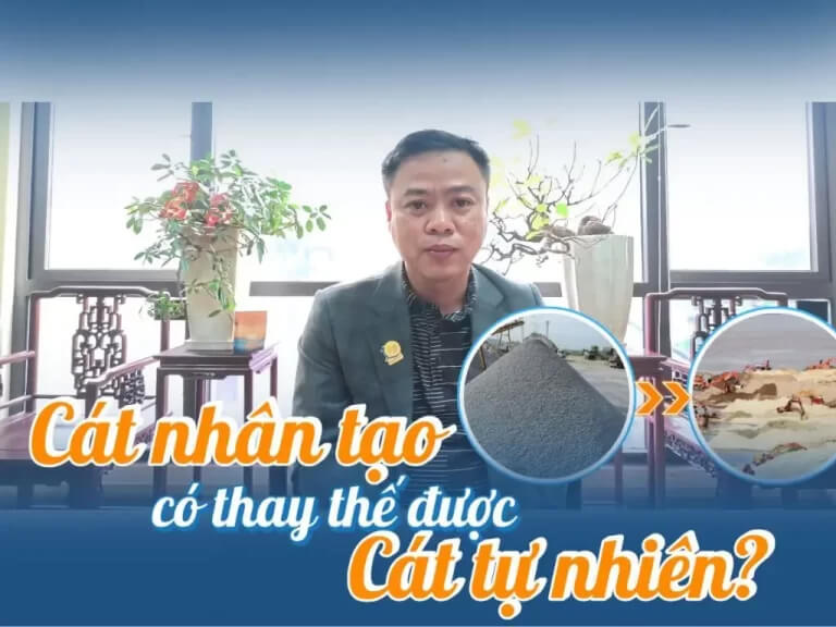 Cát nhân tạo có thể thay thế cát tự nhiên không