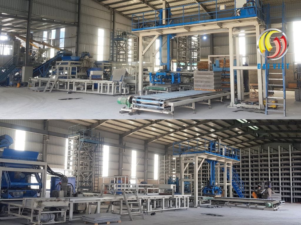 Dây chuyền gạch không nung hiện đại 2026