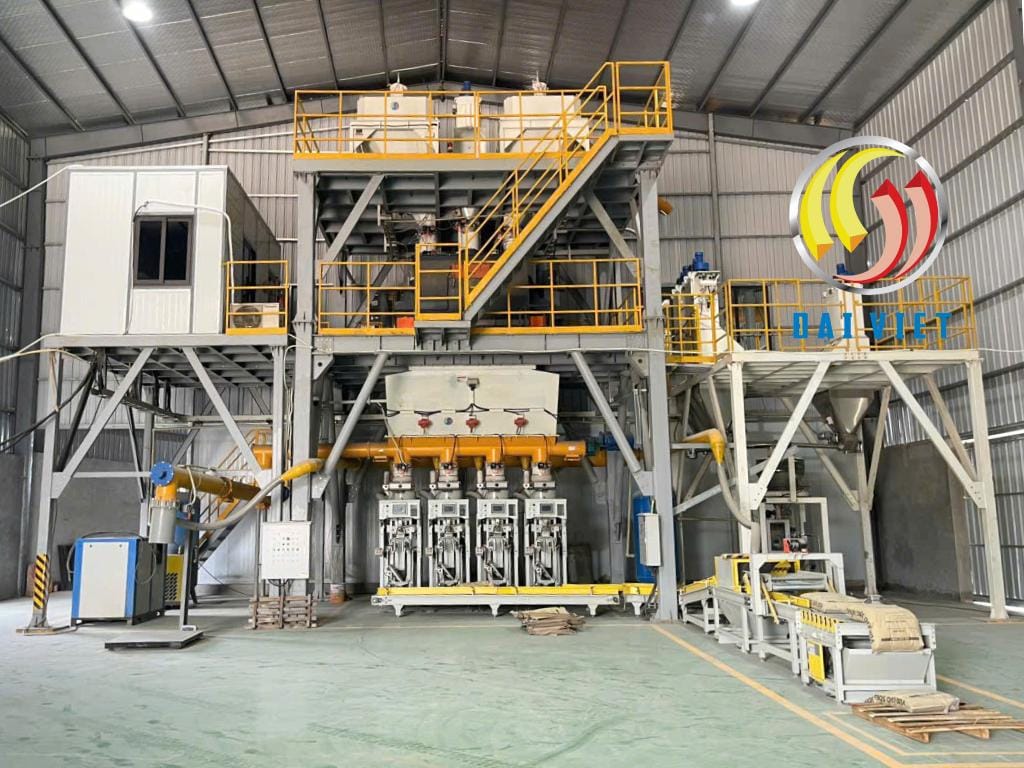 Dây chuyền sản xuất vữa keo Hưng Yên