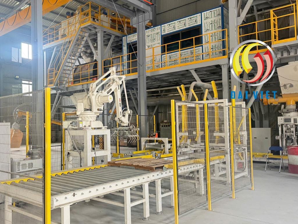 Lưu ý khi lắp đặt dây chuyền vữa khô