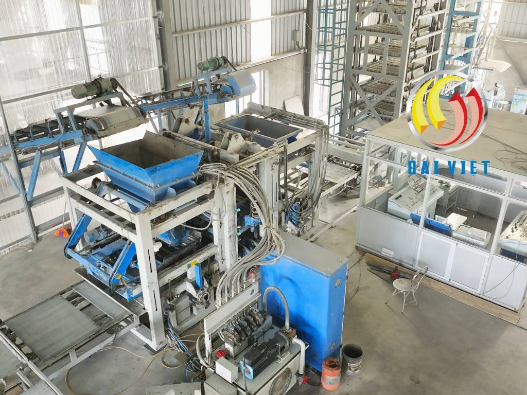 Máy sản xuất gạch không nung tự động