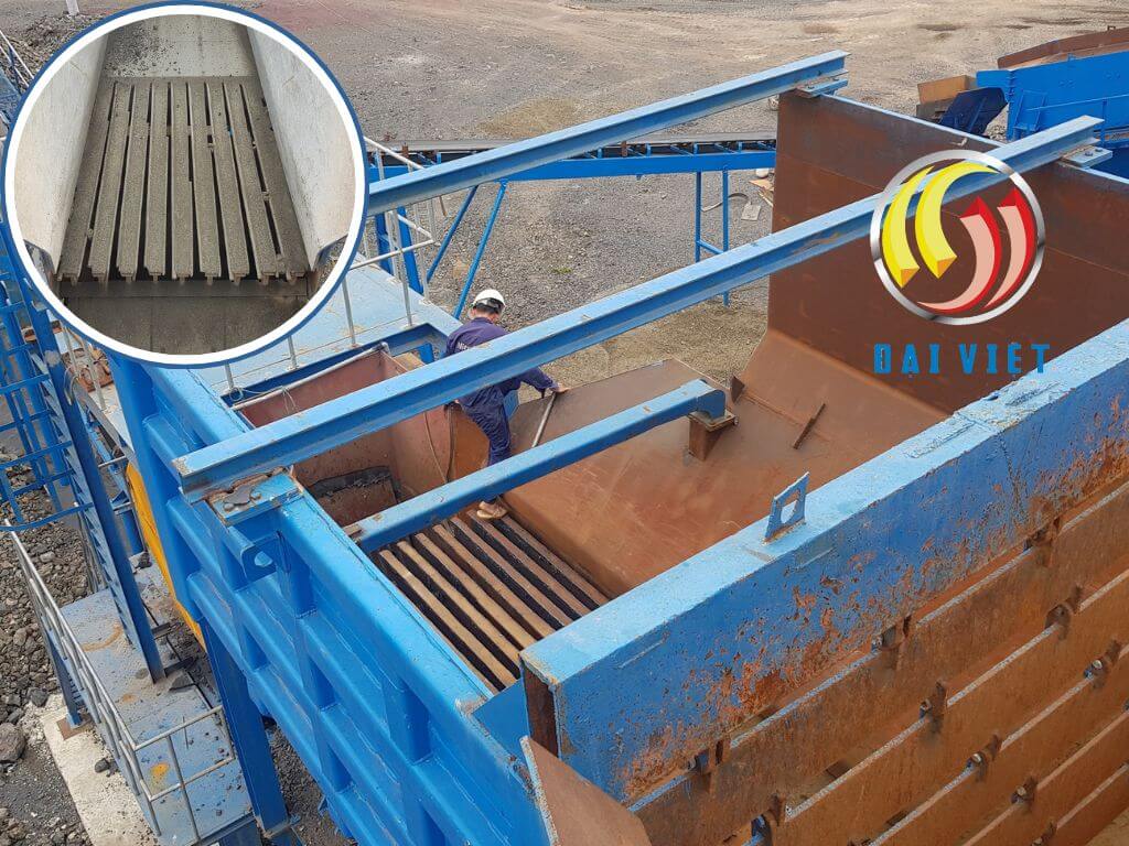 Máy sàng rung cấp liệu - Cấu tạo, vai trò trong dây chuyền nghiền đá cát