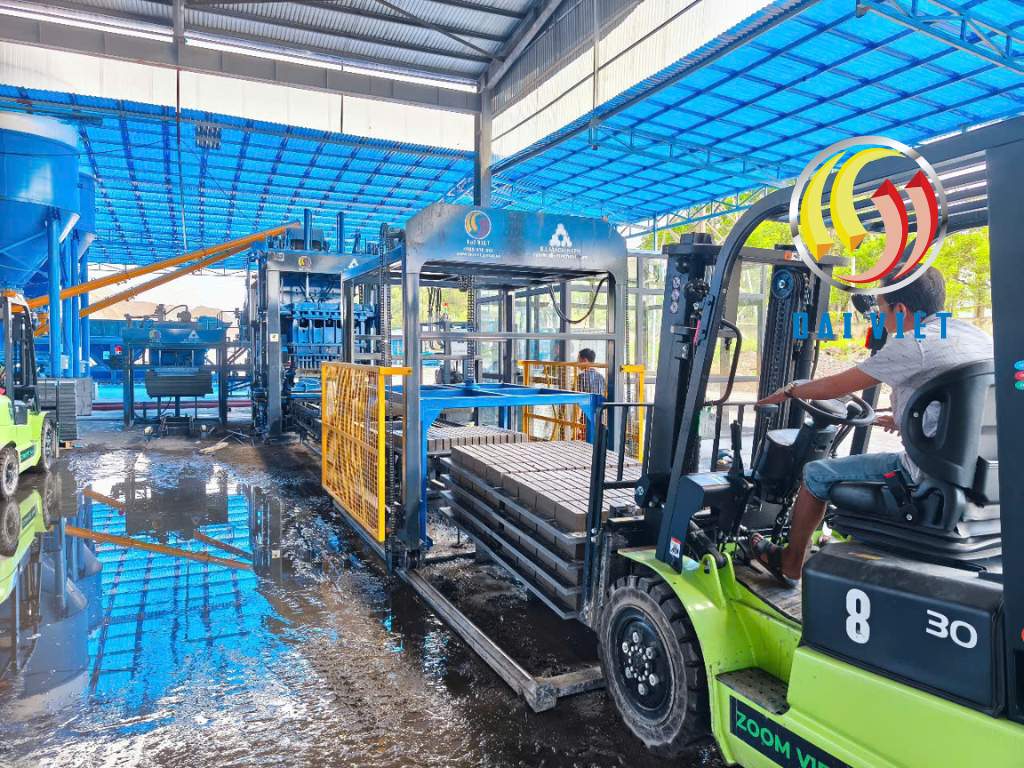 Mô hình nhà máy gạch không nung đúng chuẩn