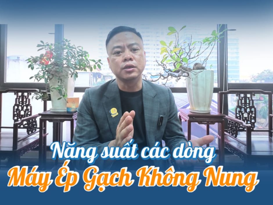 Tìm hiểu: Năng suất các loại máy ép gạch không nung hiện nay