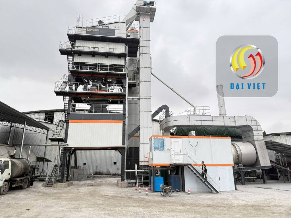 Tự động hóa trạm trộn nhựa nóng asphalt: PLC - Cảm biến - AI