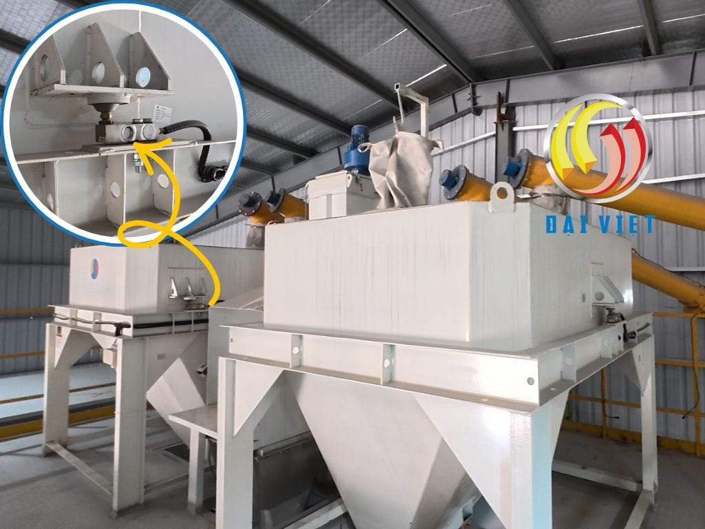 Ưu điểm máy cân định lượng dây chuyền vữa keo