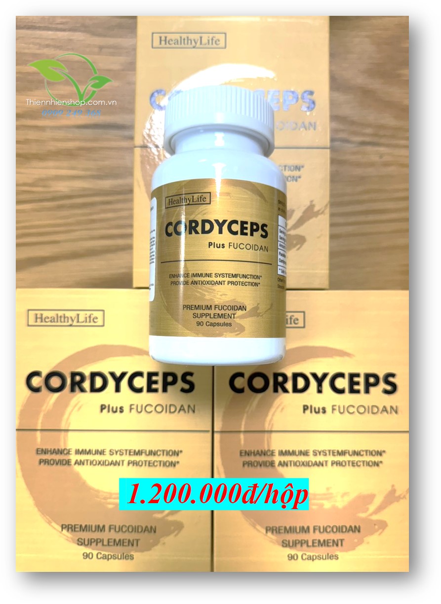 CORDYCEPS Plus FUCOIDAN  - Hỗ trợ điều trị ung thư (mẫu mới 2024)