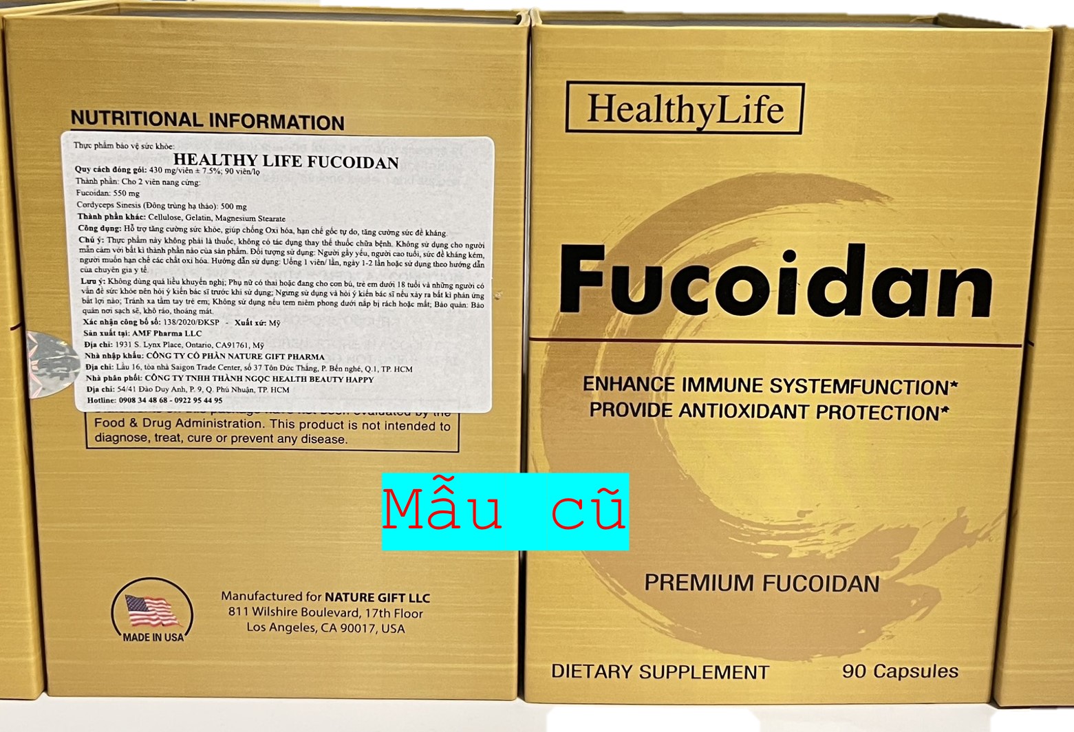 CORDYCEPS Plus FUCOIDAN  - Hỗ trợ điều trị ung thư (mẫu mới 2024)