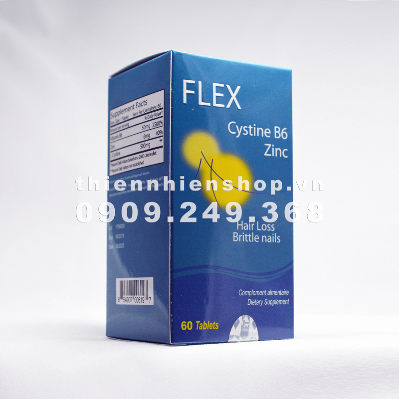 Flex Cystine B6 Zinc làm thế nào giúp tóc tăng trưởng khỏe và bóng mượt?