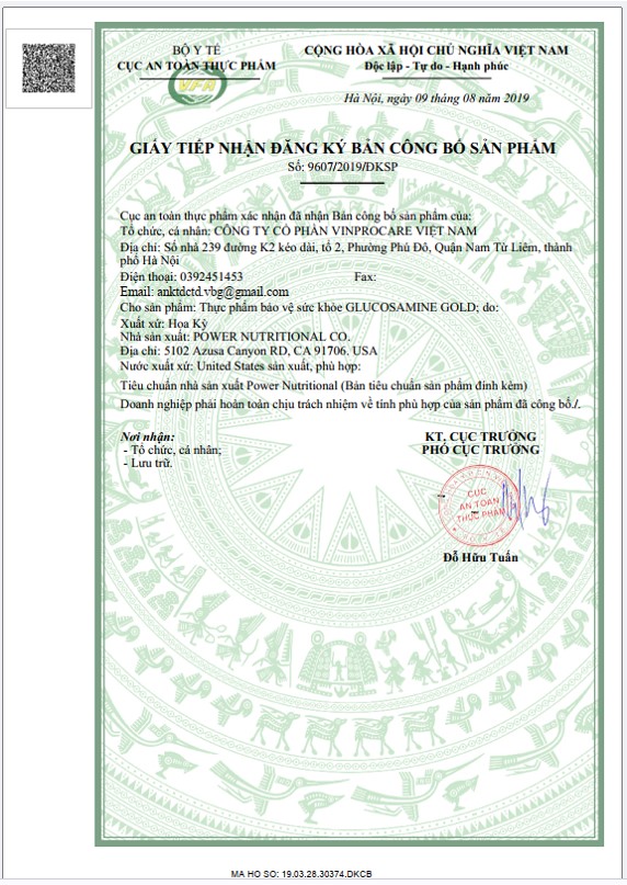 GLUCOSAMINE GOLD - Nuôi dưỡng sụn khớp 120 viên